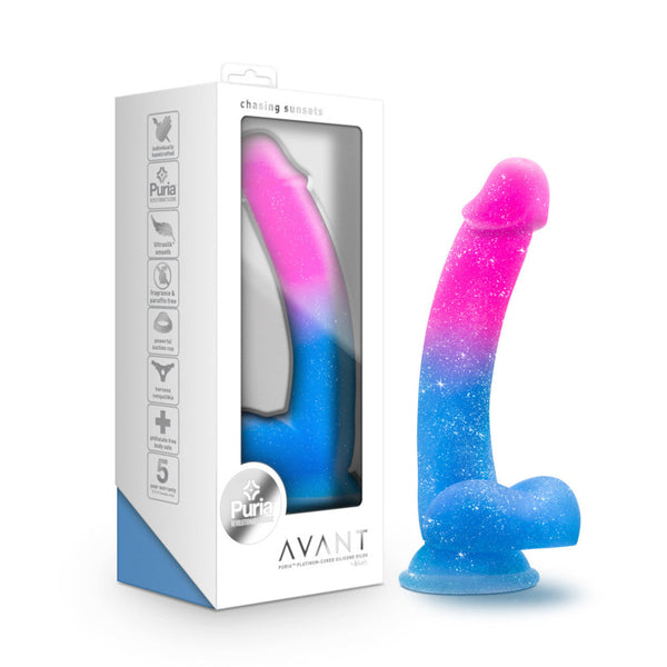 Avant Chasing Sunsets Cured Silicone Dildo - Mermaid