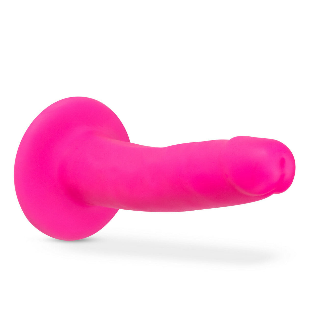 Neo Elite 6 Inch Silicone Dual Density Cock - Neon Pink