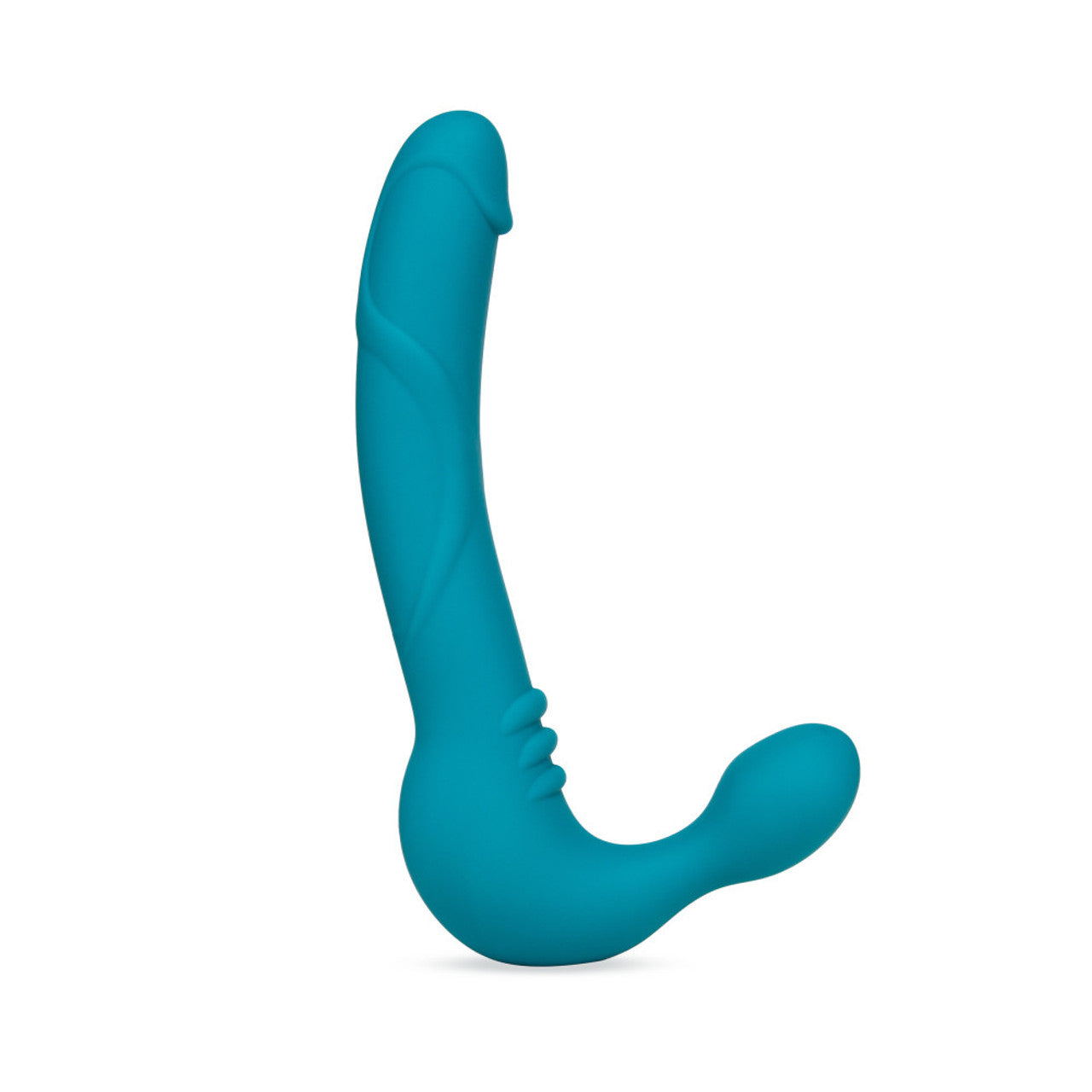 Luna Strapless Silicone Dildo - Teal