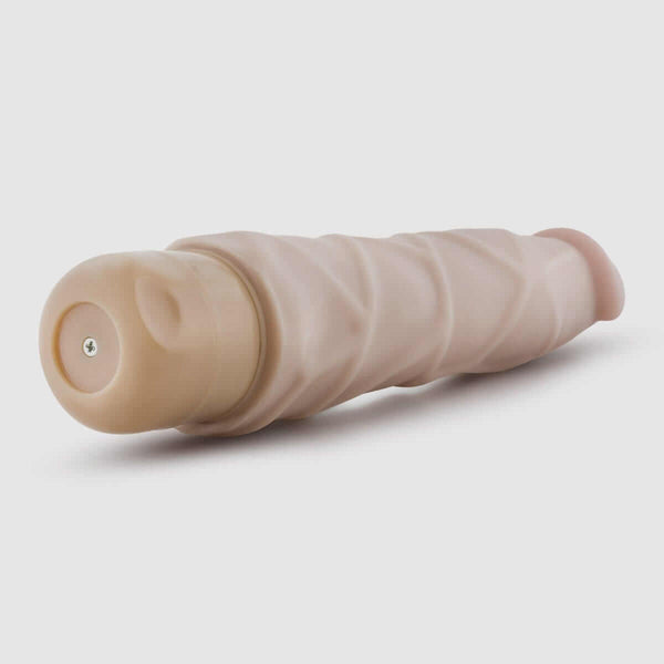 Dr. Skin - Cock Vibe 19 Inch Vibrating Cock - Beige