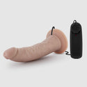 Dr. Skin - Dr. Dave - 7 Inch Vibrating Cock with Suction Cup - Vanilla