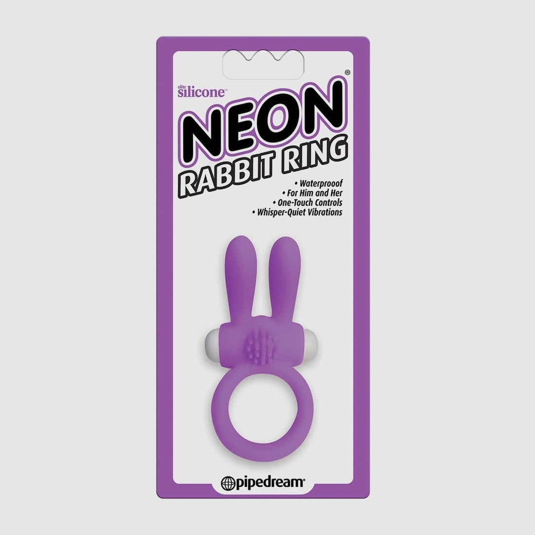 Neon Rabbit Ring - Purple