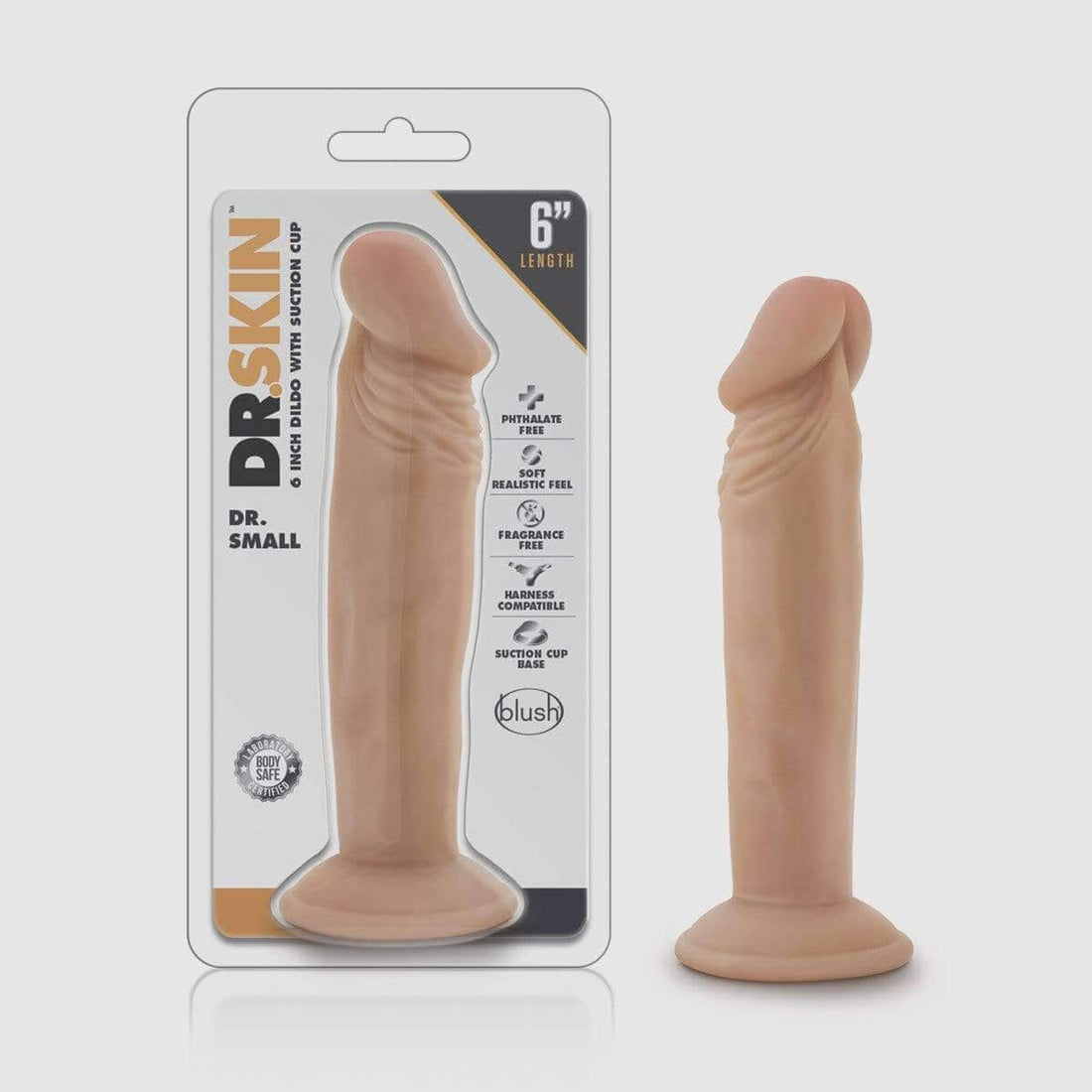 Dr. Skin - Dr. Small - 6 Inch Dildo - Vanilla