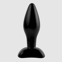 Anal Fantasy Collection Small Silicone Plug - Black