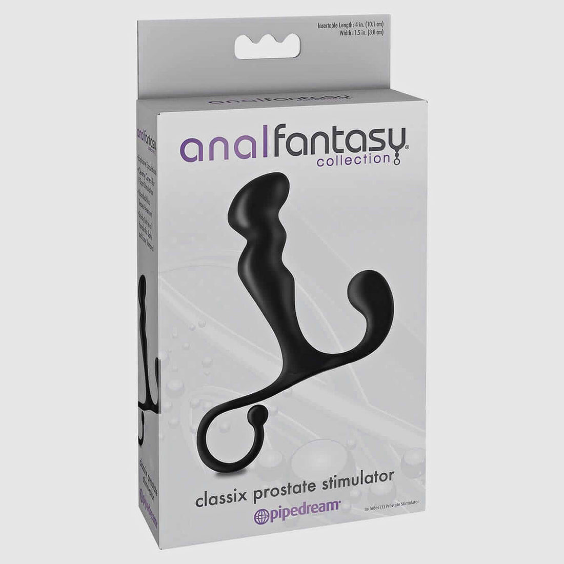 Anal Fantasy Collection Classix Prostate Stimulator - Black