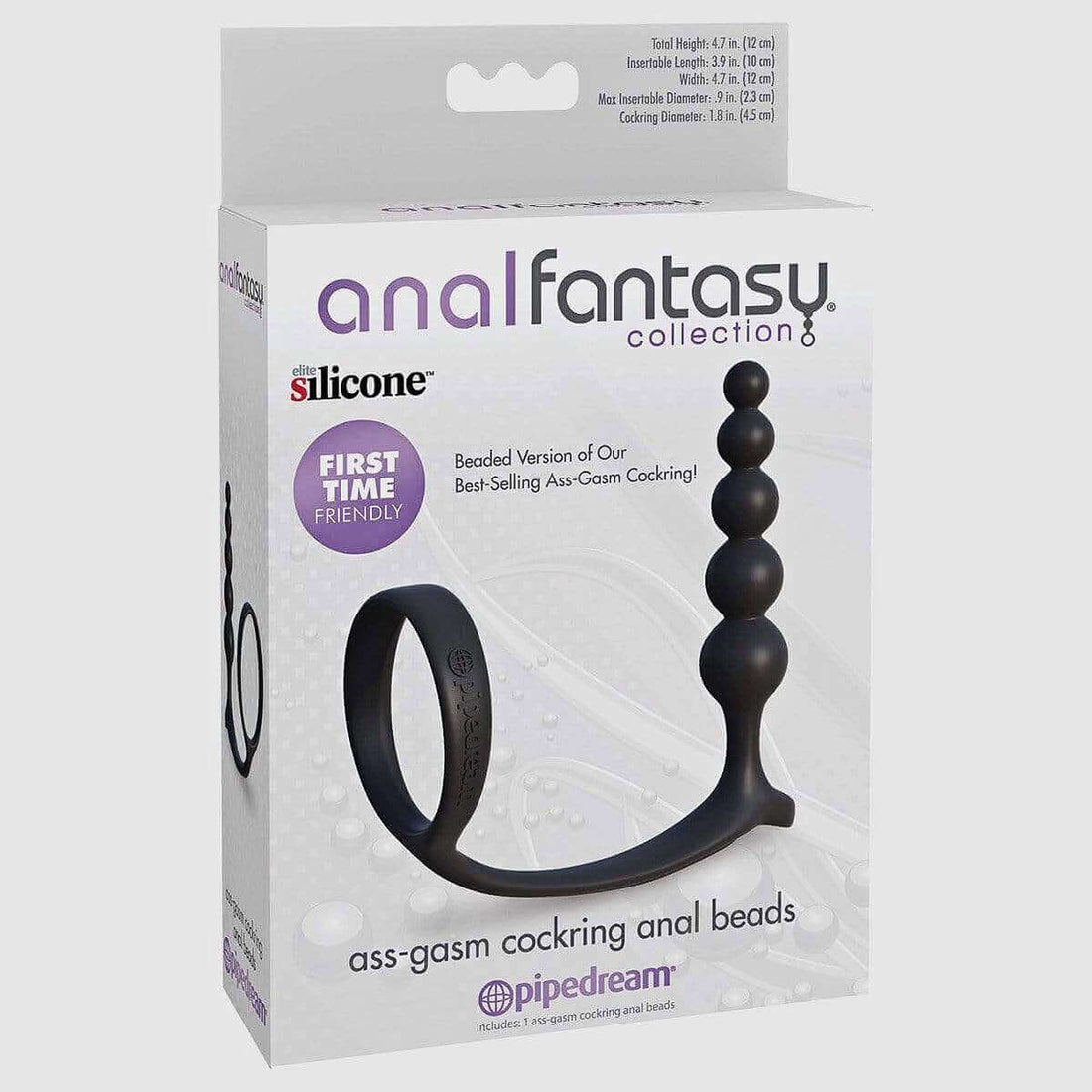 Anal Fantasy Collection Ass-gasm Cockring Anal Beads