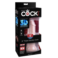 King Cock Plus 6" Triple Density Cock - Light