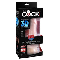 King Cock Plus 6.5" Triple Density Cock with Balls - Light