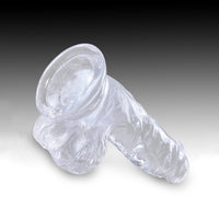 King Cock Clear 5" Cock with Balls