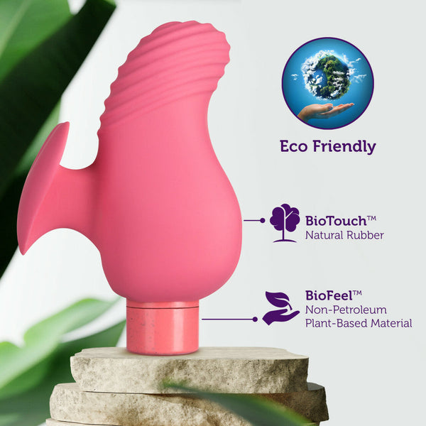 Gaia Eco Love Mini Finger Vibrator - Coral