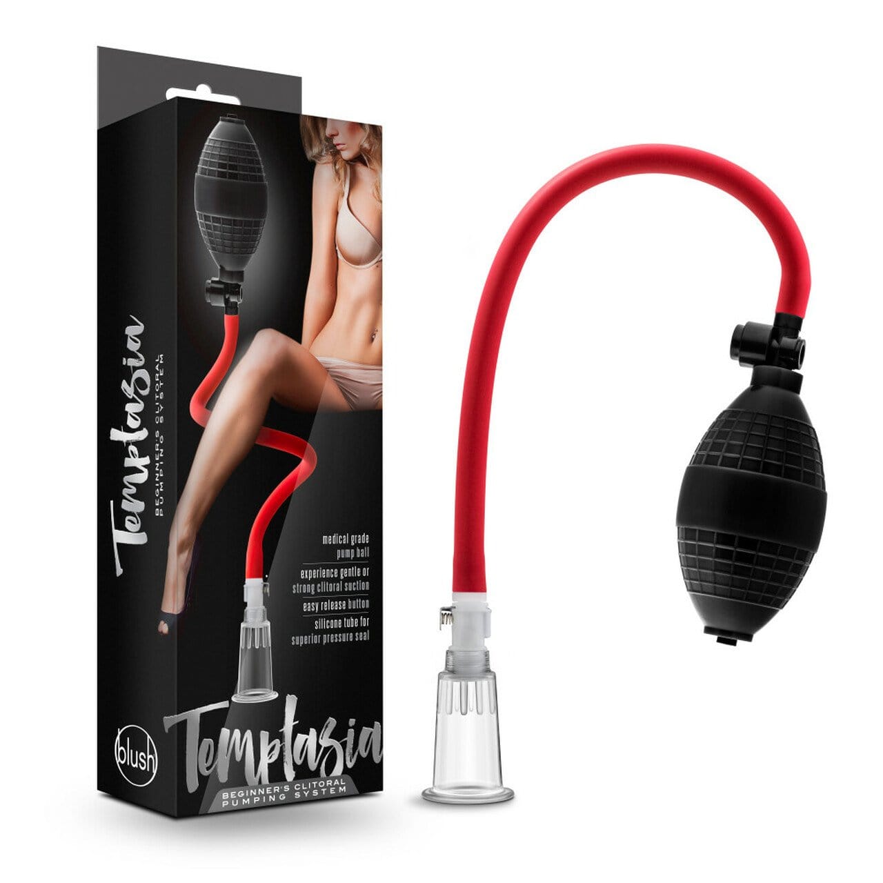 Temptasia Beginner's Clitoral Pumping System - Black