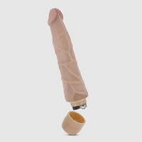 Dr. Skin - Cock Vibe 19 Inch Vibrating Cock - Beige