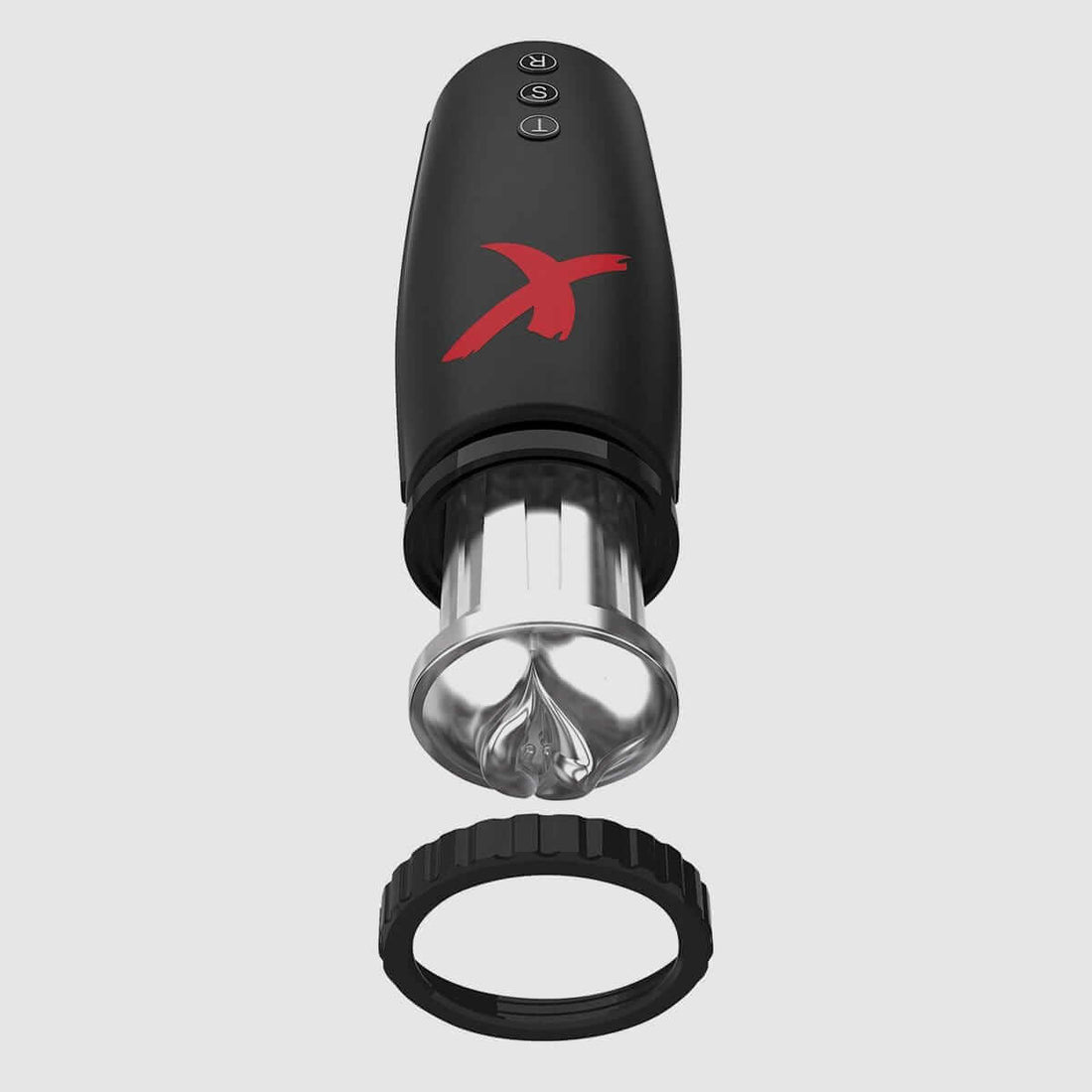 PDX Elite Moto-Bator Thrusting Masturbator - Clear/Black