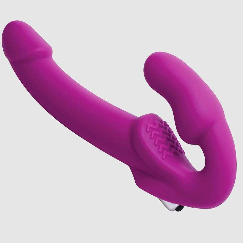 Strap U Evoke Vibrating Strapless Silicone Strap-on Dildo