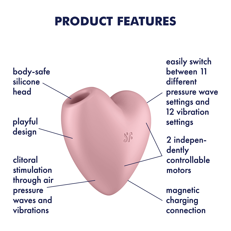 Satisfyer Cutie Heart Air Pulse Stimulator