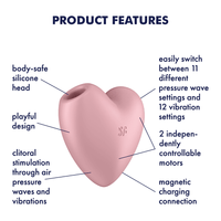 Satisfyer Cutie Heart Air Pulse Stimulator