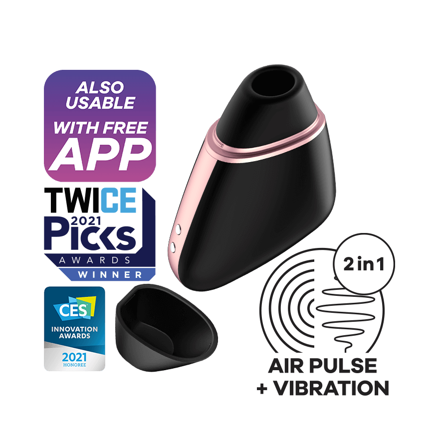 Satisfyer Love Triangle Air Pulse Stimulator + Vibration