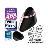 Satisfyer Love Triangle Air Pulse Stimulator + Vibration