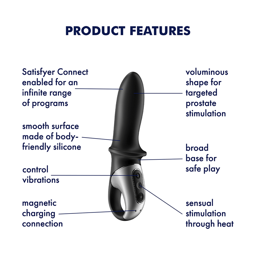 Satisfyer Hot Passion Connect App Anal Vibrator