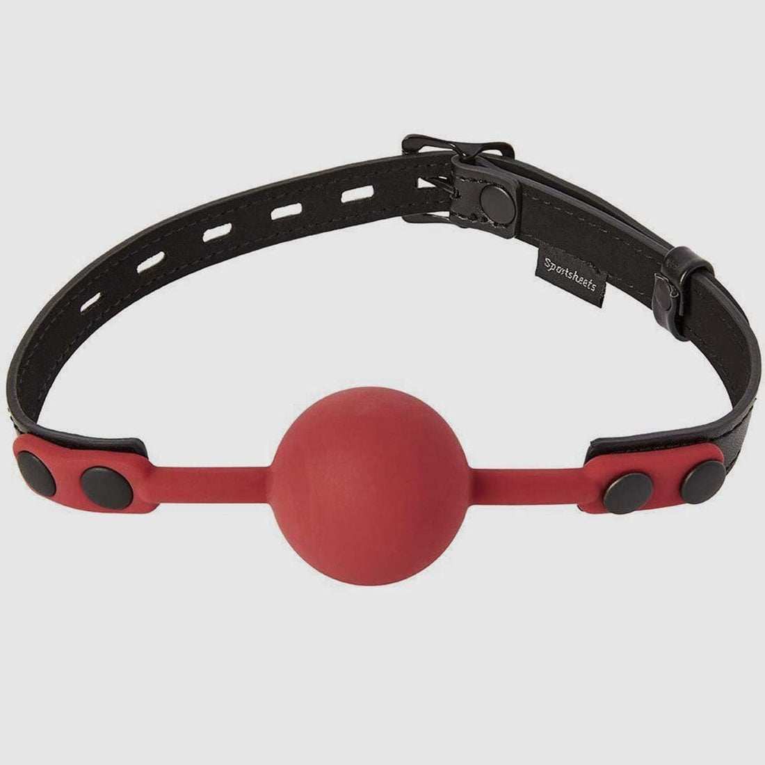 Sportsheets Saffron Silicone Ball Gag - Red