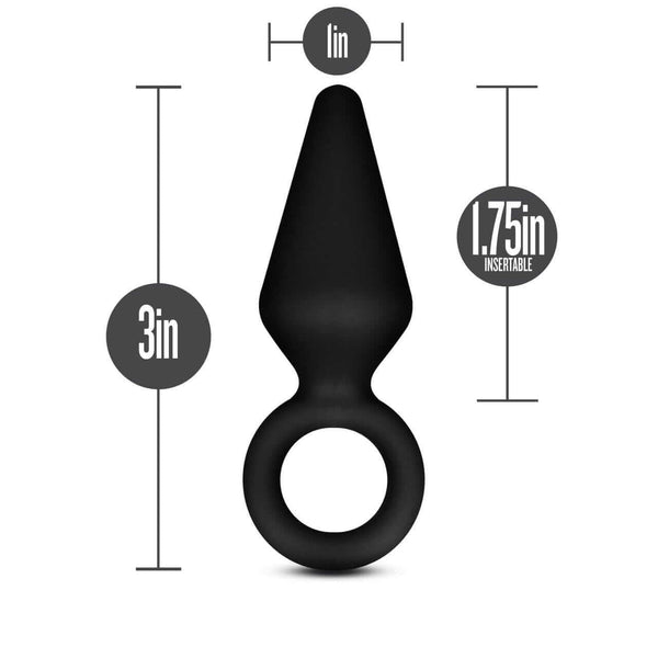Silicone Small Loop Plug - Black