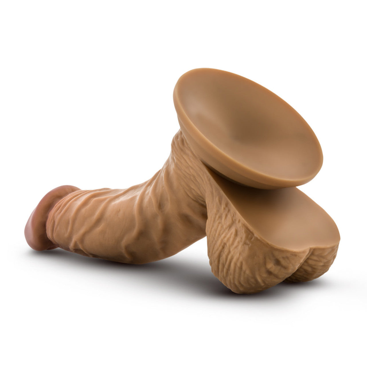 6.5 Inch Dildo With Balls - Tan