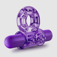 Play With Me - Couples Play - Vibrating Cock Ring - Purple