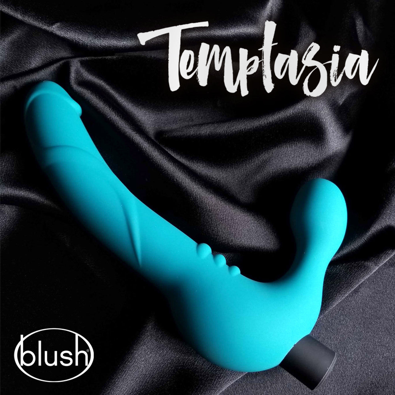 Luna Strapless Silicone Dildo - Teal