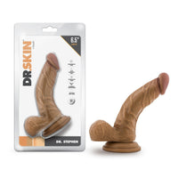 6.5 Inch Dildo With Balls - Tan