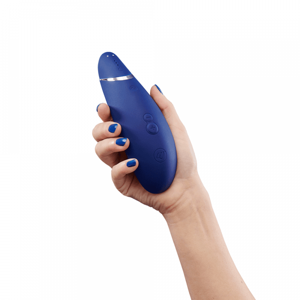 Womanizer Premium 2 Clitoral Stimulator - Blueberry