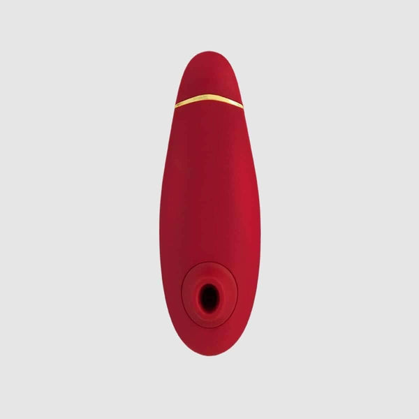 Womanizer Premium Clitoral Stimulator - Red/Gold