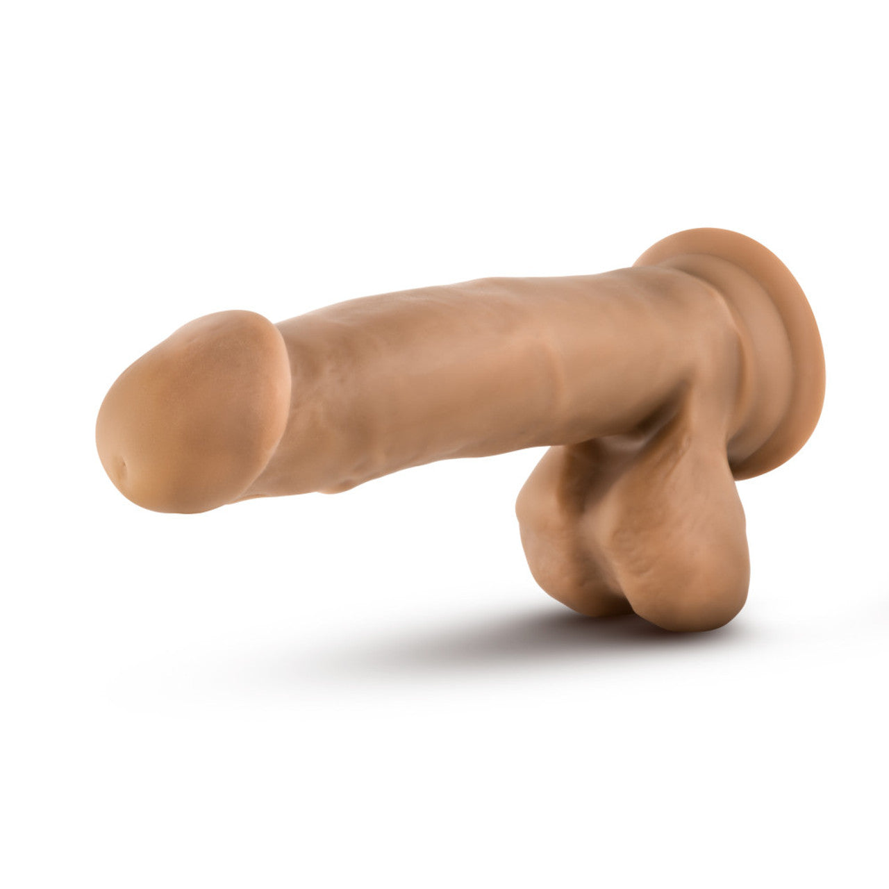 7 Inch Dildo With Balls - Tan