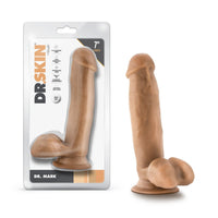 7 Inch Dildo With Balls - Tan